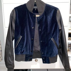 Rag and Bone (Jean) leather and suede mixed jacket (S)